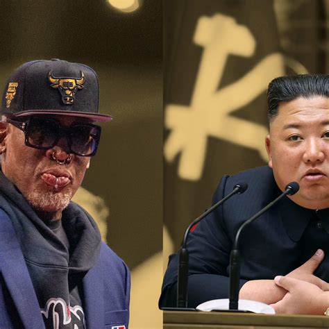 Dennis Rodman és Kim Dzsong Un együtt néznek kosármeccset