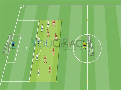 Labdabirtoklási gyakorlat futballban