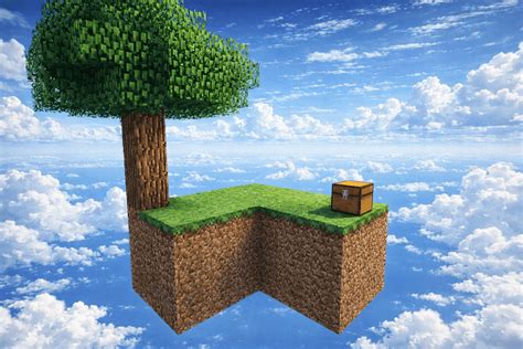 Minecraft SkyBlock túlélési kihívás