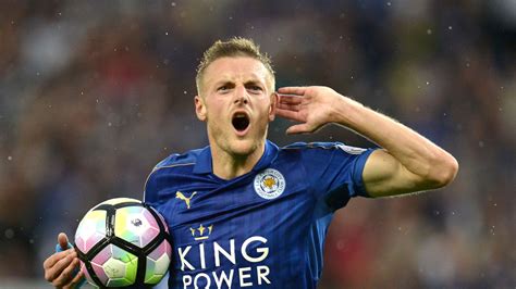 Jamie Vardy a Leicester City mezében