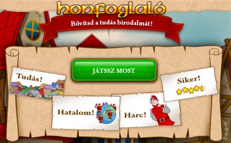 Honfoglaló online játék chat felületének példája