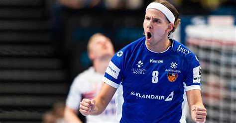 Bjarki Már Elísson kézilabda mérkőzésen