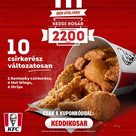 KFC kosár és Pepsi üdítő együttesen