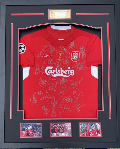 Liverpool FC 2005-ös Bajnokok Ligája mez Carlsberg logóval