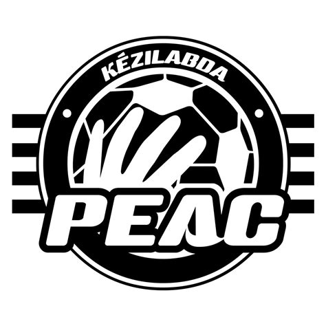 A Pécsi Kézilabda Csapat (PEAC) logója és meccskép