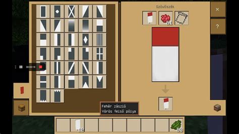 Minecraft zászló készítés alapanyagok