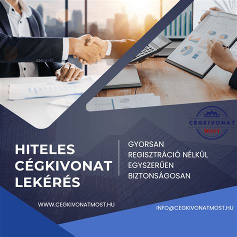 A magyar cégjegyzék adatainak struktúrája