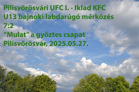 Pilisvörösvári UFC csapat mérkőzés közben