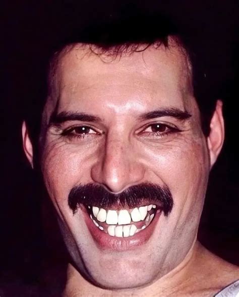 Freddie portréja mikrofonnal