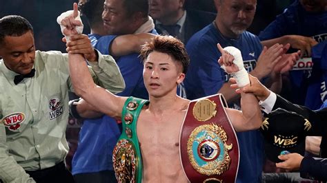 Naoya Inoue ünnepel a győztes mérkőzés után