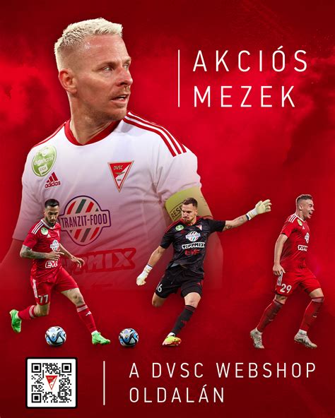 Pávkovics Bence mezben a DVSC színeiben akció közben