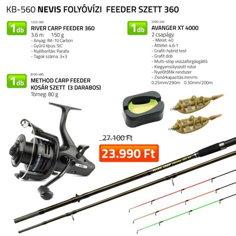Feeder horgász botokkal és felszereléssel
