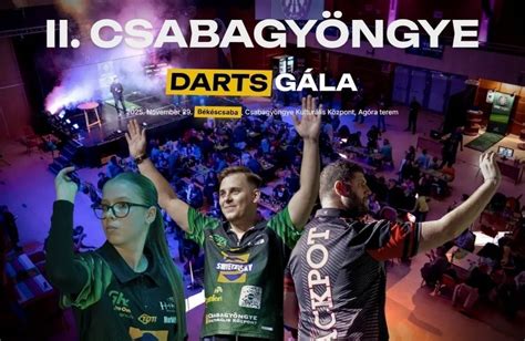 Darts profik a gála színpadán