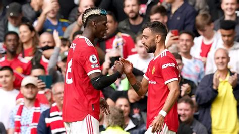 Paul Pogba és Bruno Fernandes a pályán