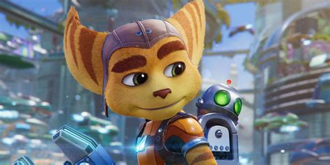A Ratchet & Clank sorozat főszereplői, Ratchet és Clank egy akciójelenetben.