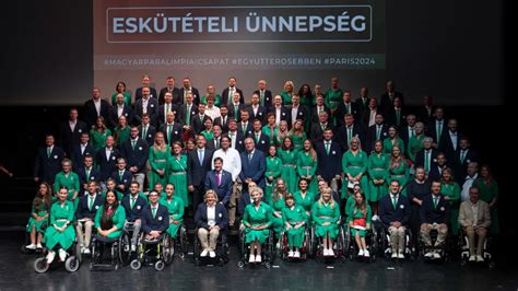 A magyar paralimpiai csapat tagjai