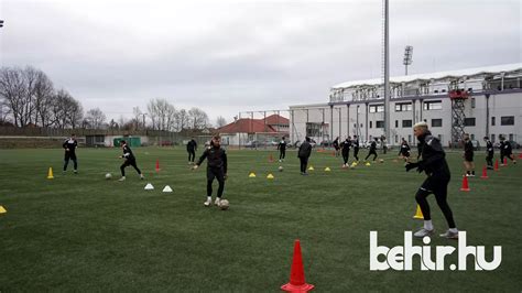 A Dorogi FC csapatának taktikai felkészülése az edzői stábbal