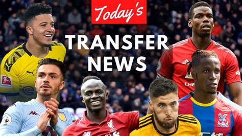 Football transfer news collage