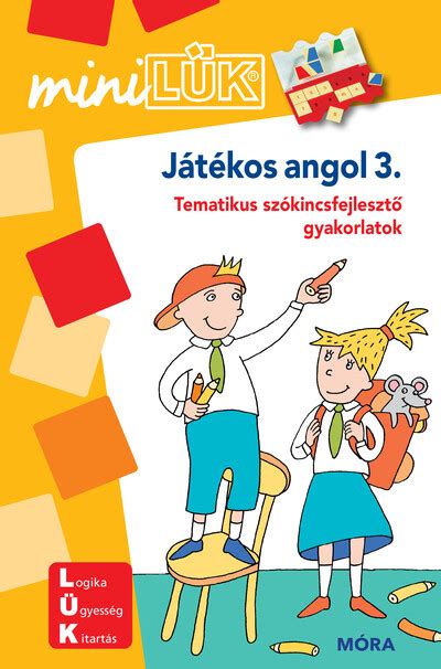MiniLÜK angol nyelvű feladatfüzet borítója