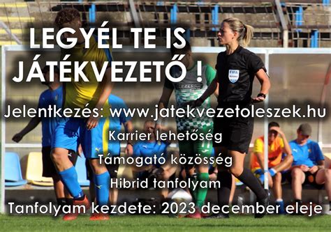 Játékvezetői vizsga pillanatképek
