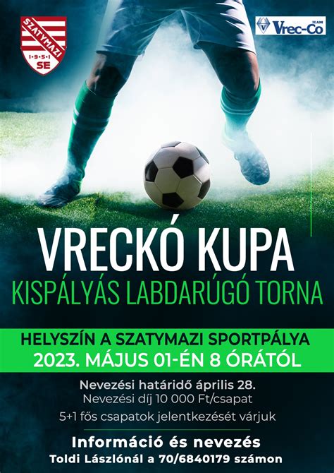 Labdarúgó torna logója vagy plakátja