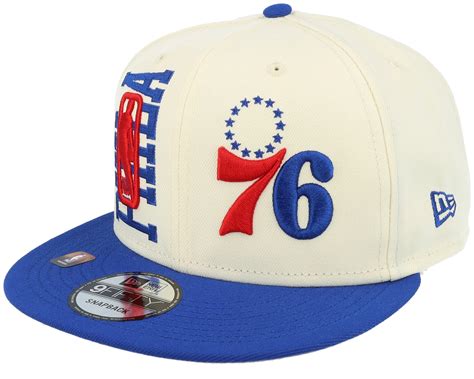 New Era NBA Draft Snapback sapka a Philadelphia 76ers logójával