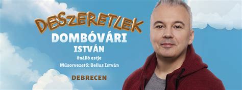 Dombóvári István stand-up előadáson