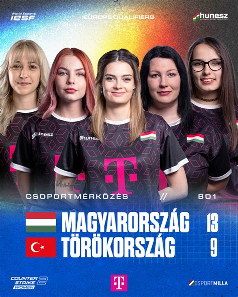A HUNESZ Női E-sport Szakág logója