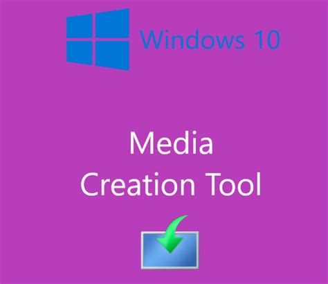Windows Media Creation Tool felület