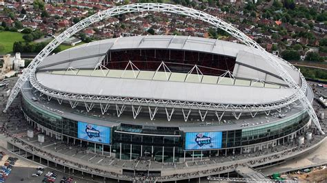 A Wembley Stadion belülről, mérkőzés közben