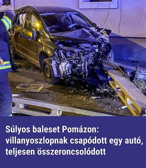 Összeroncsolódott autók egy baleset helyszínén