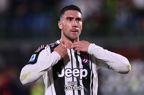 Dusan Vlahovic egy Juventus-mérkőzésen