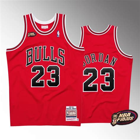Michael Jordan 23 red Chicago Bulls jersey auction