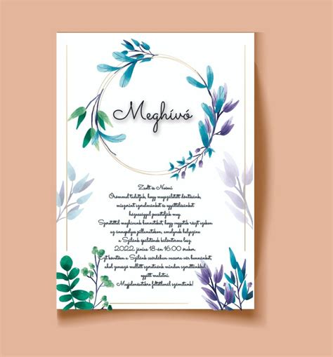 Minimalista futball meghívó sablon