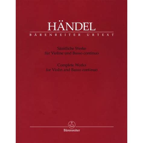 Bärenreiter kottakiadványok és Handel művei