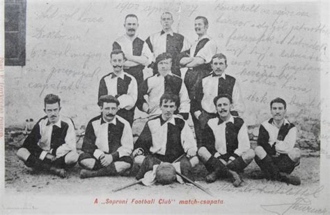 Soproni FAC 1900 SE és SVSE-GYSEV csapatok felállása a mérkőzés előtt