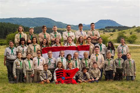 Cserkészcsapat táborban