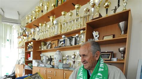 Elek Gyula portréja, mint a Ferencváros legendás edzője
