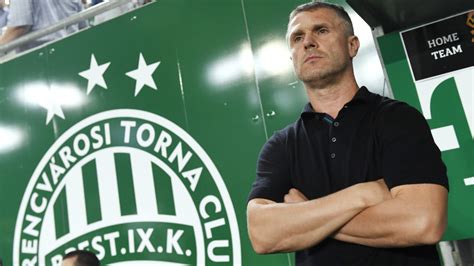 Szerhij Rebrov, a Ferencváros edzője