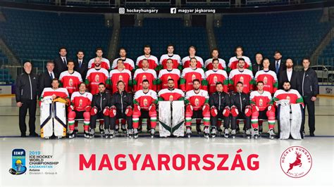 A magyar férfi jégkorong-válogatott csapatkép