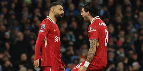 A Liverpool játékosai, Szoboszlai Dominik és Mohamed Salah