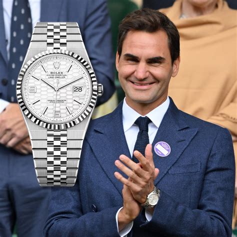 Roger Federer Rolex órával