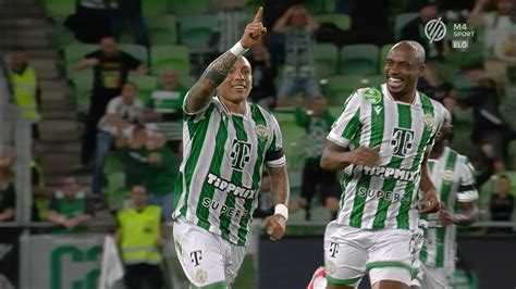 Cristian Ramírez lövése az MTK kapujára