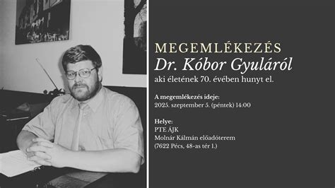 Portré Dr. Gregersen Gyuláról