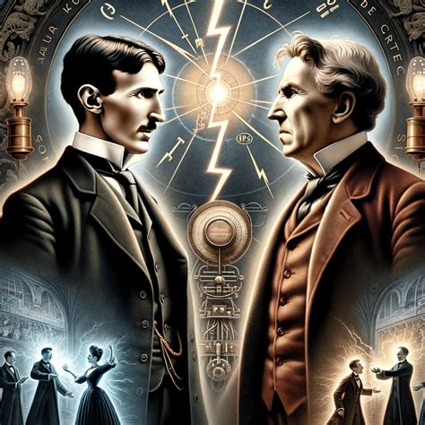 Thomas Edison és Nikola Tesla, valamint az egyenáram és váltóáram harca