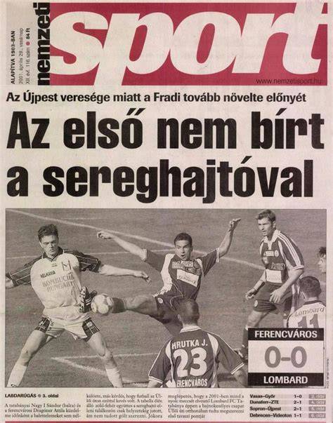 A Lombard FC Tatabánya csapata a 2000-es évek elejéről