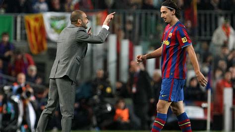 Pep Guardiola és Zlatan Ibrahimović