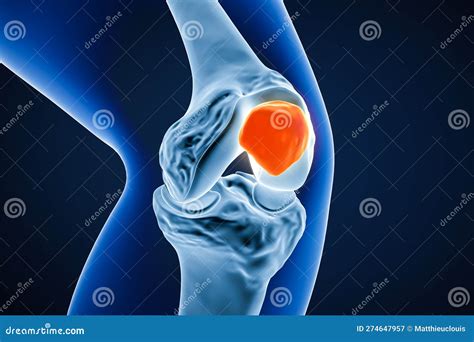 Patella íngyulladás vizuális bemutatása