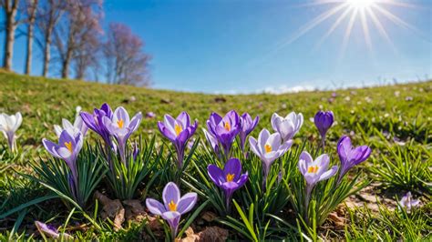 Tavaszi virágok a réten