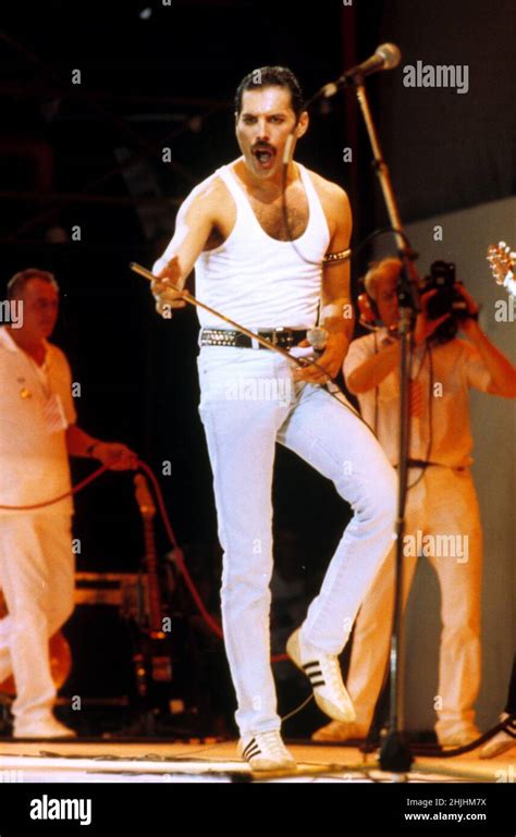 Freddie Mercury a Live Aid koncerten a Wembley Stadionban